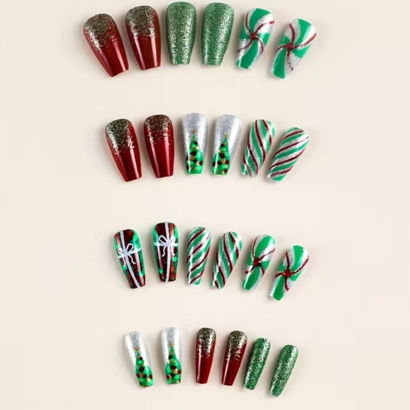 NEW Holiday Artificial Press On Nails - Picture 4 of 6